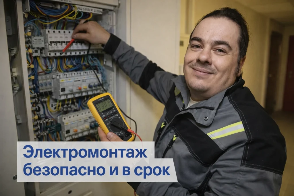 электромонтаж в квартире