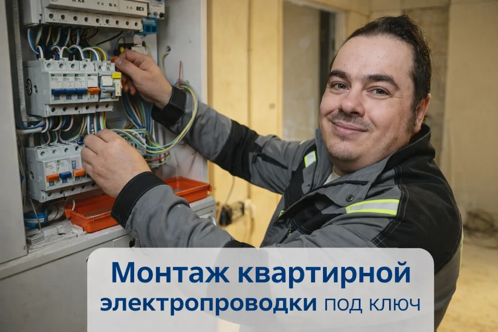 замена электропроводки в квартире