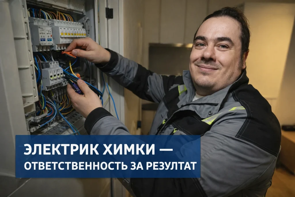 частный электрик химки