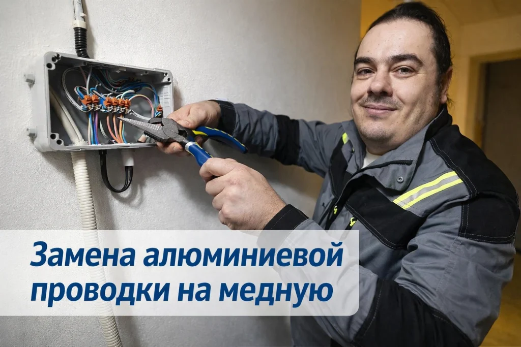 замена проводки в квартире