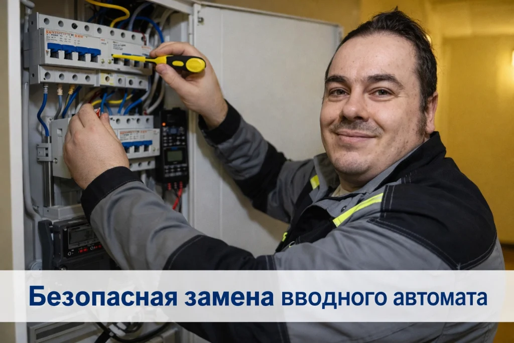 вводной автомат в квартире