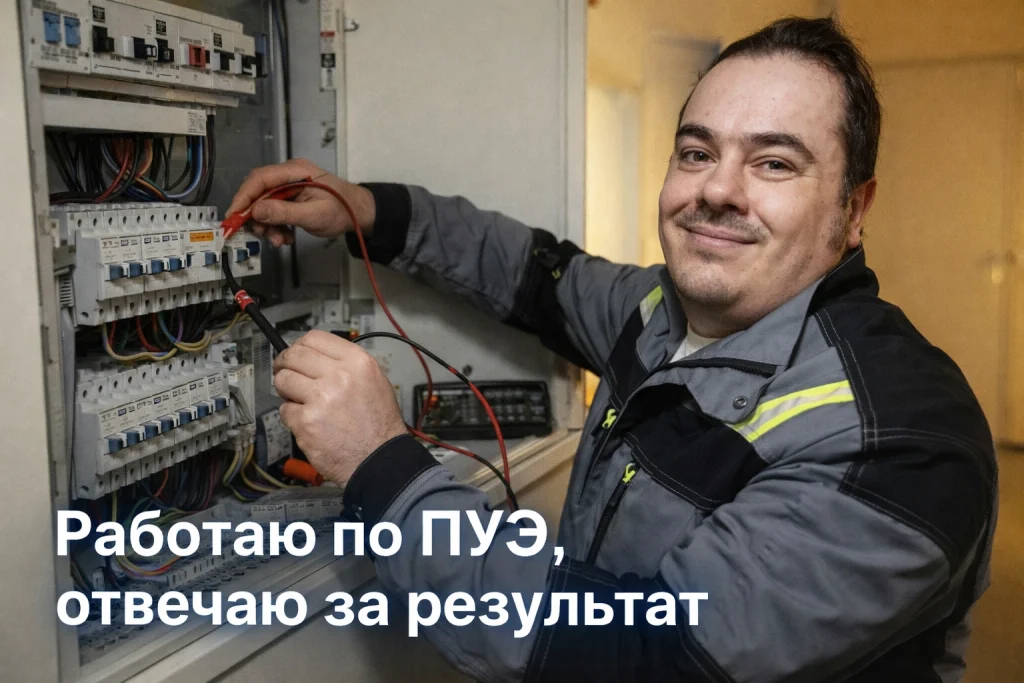 услуги электрика москва