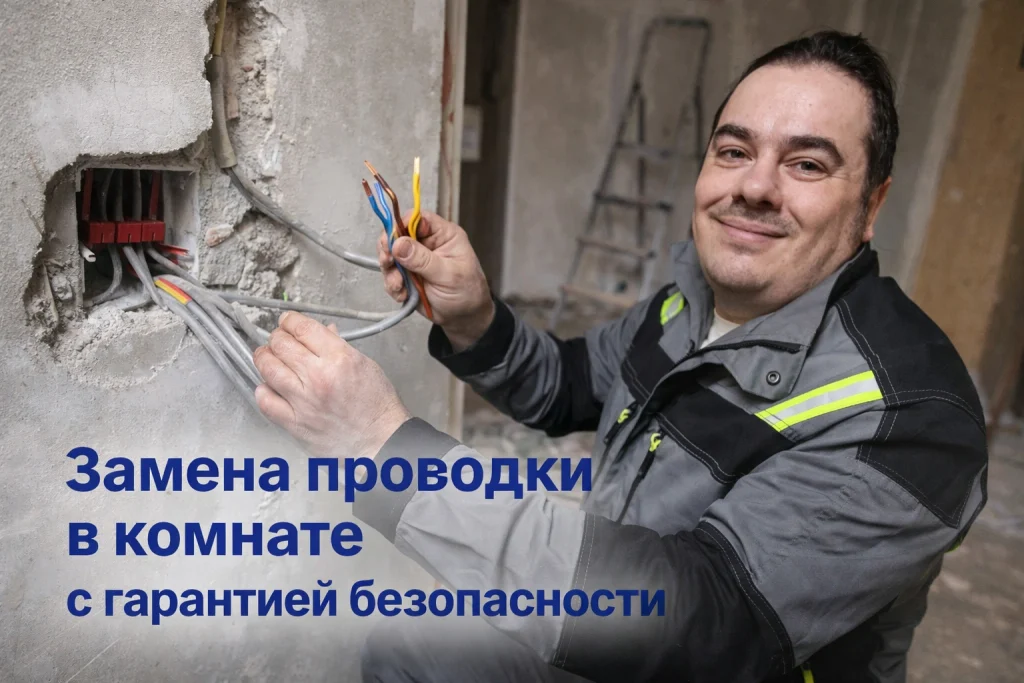 замена электропроводки
