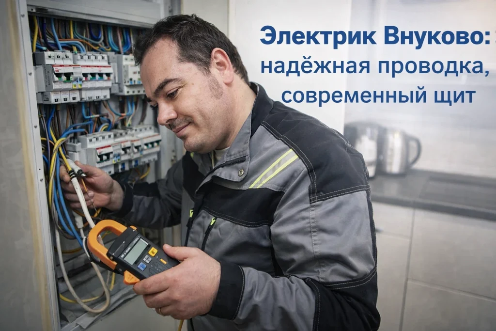 услуги электрика Внуково