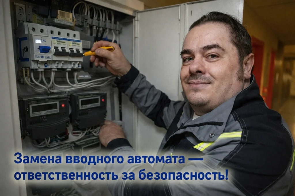 замена вводного автомата