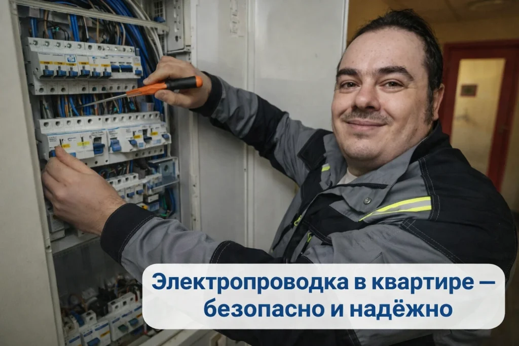 замена проводки в квартире