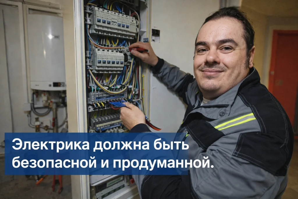 монтаж электрики в частном доме