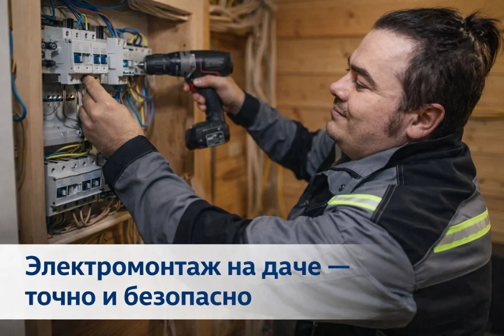 электрик на дачу Москва