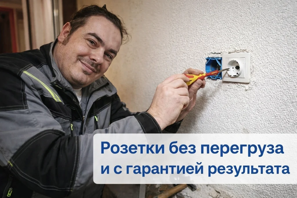 монтаж розеток