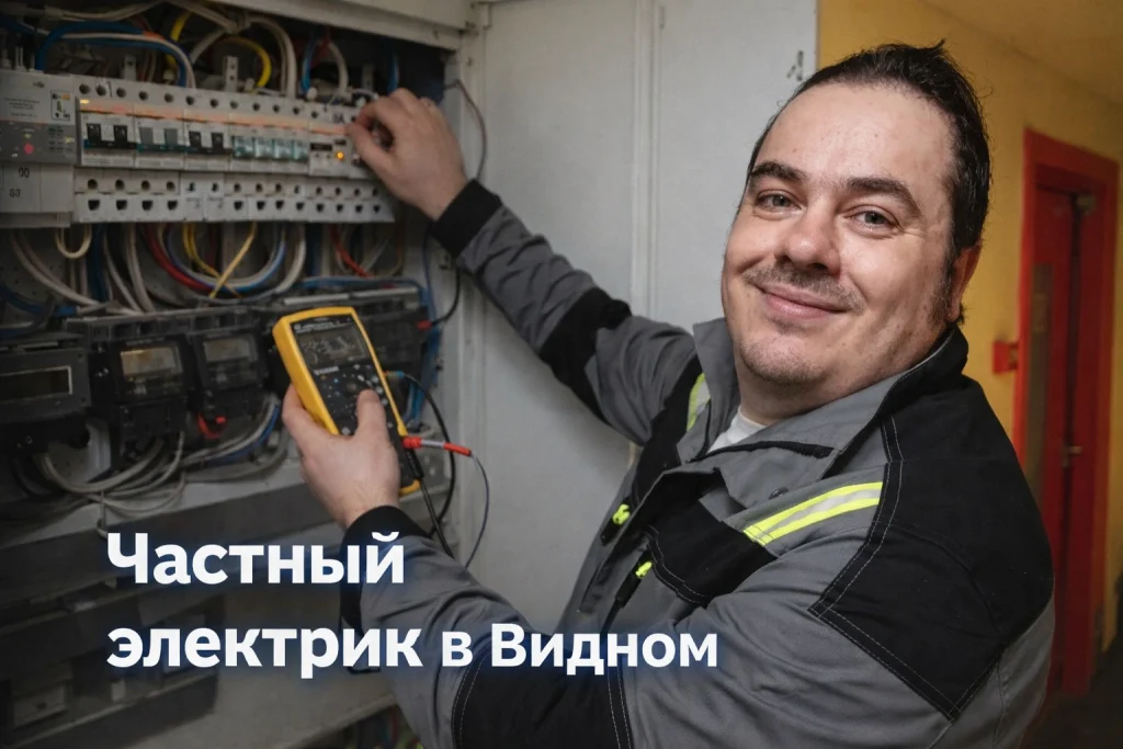 услуги электрика Видное