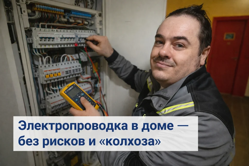 замена электропроводки