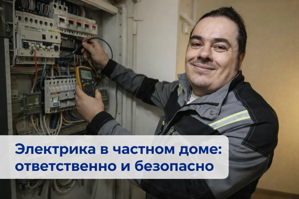 монтаж электрики